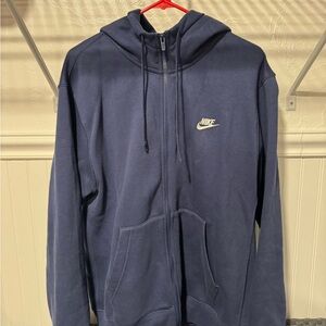 Nike Men's Navy Full-Zip Hoodie